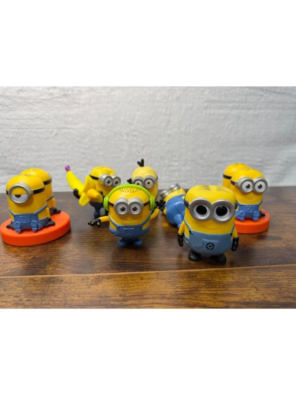 Despicable Me Minions Plastic Figurine Set - 7 Collectible Toys With Accessories